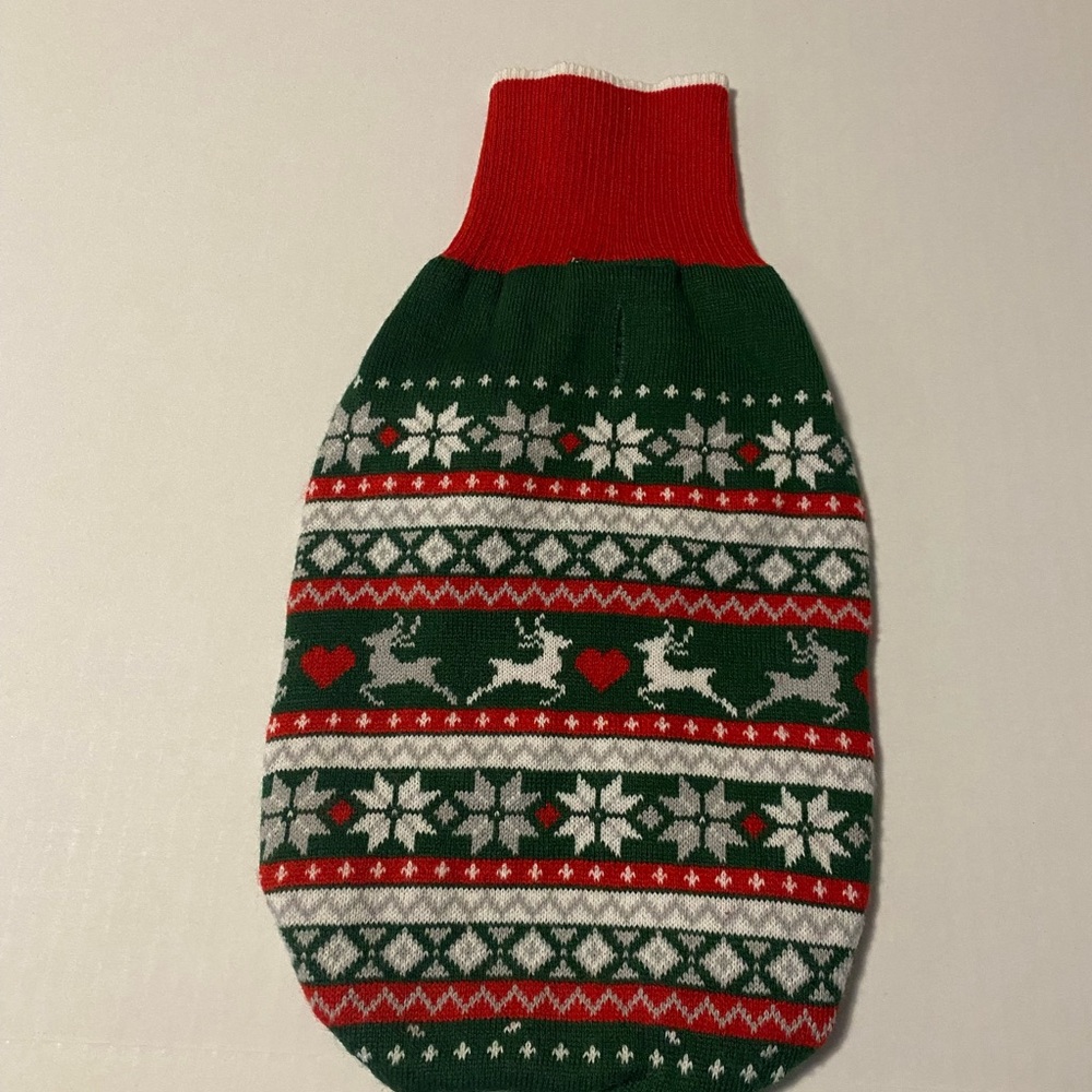 Festive Green and Red Holiday Sweater